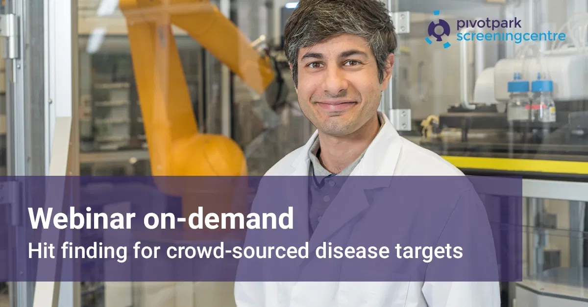Webinar hit finding for crowd-sourced disease targets