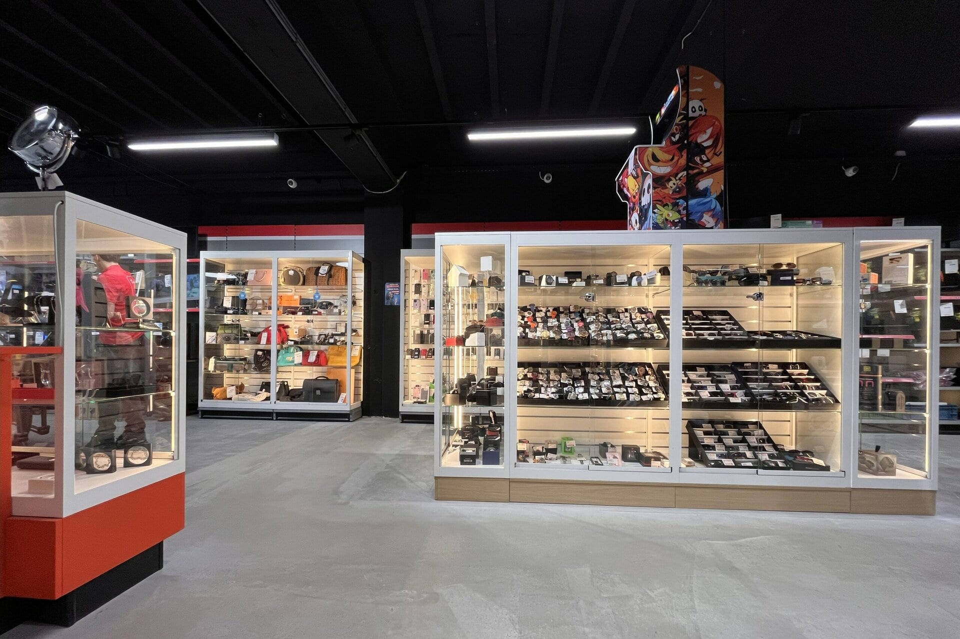 winkelvitrine cash converters drogenbos