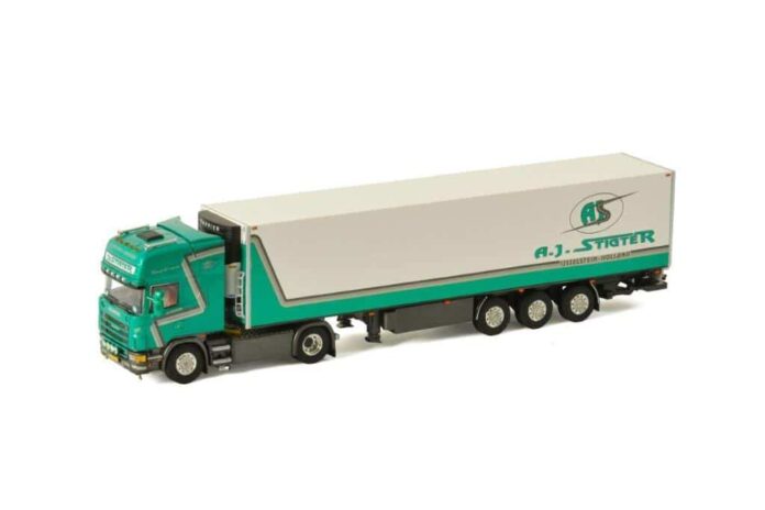 ARTNR 01-3364 SCANIA R 4 TOPLINE 4X2 REEFER TRAILER - 3 AXLE A.J. STIGTER € 146,00