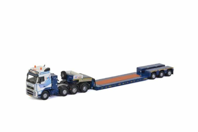 ARTNR 01-3455 VOLVO FH 12 GLOBETROTTER 8X4 LOW LOADER 3 AXLE VAN WIJGERDEN € 179,00