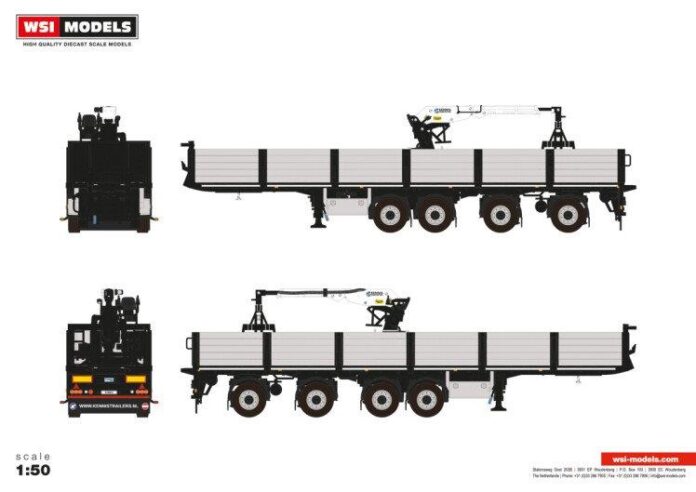 ARTNR 04-2088 PREMIUM LINE BRICK TRAILER - 4 AXLE