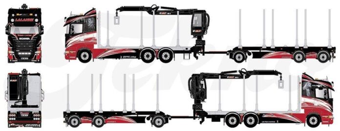 ARTNR 76415 SCANIA R-SERIE HIGHLINE HOUTWAGEN LALANNE € 219,00