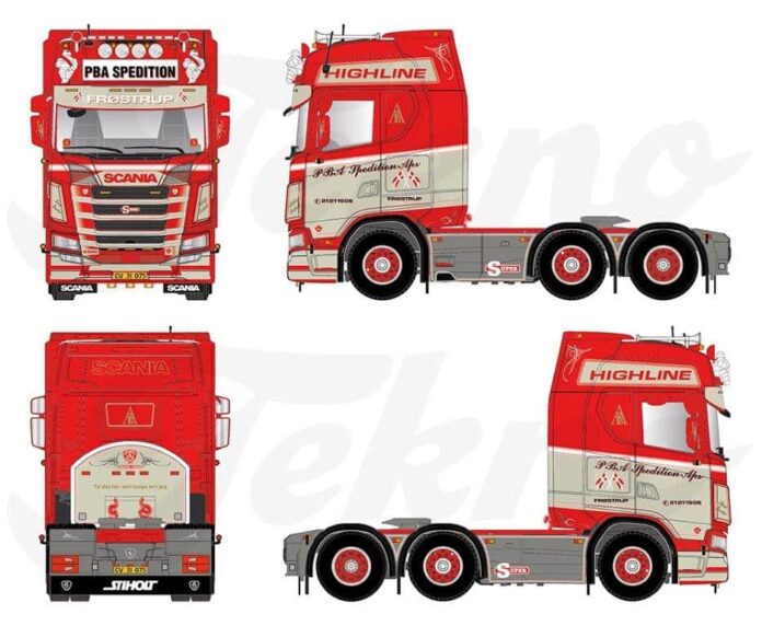 ARTNR 82477 SCANIA NEXT GEN S 520 V-8 6X2 PBA SPEDITION € 119,00