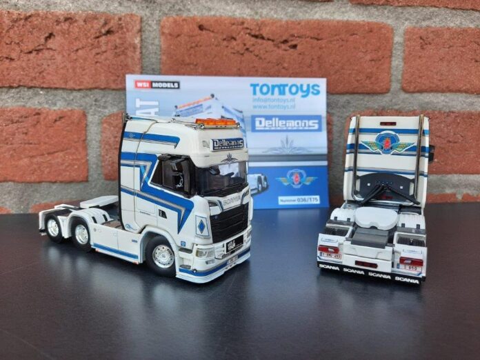 SCANIA  S HIGHLINE I CS20H 6X2 TAG AXLE  DELLEMANS  AANBIEDING