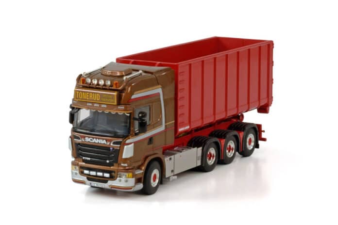 Tonerud; SCANIA R6 TOPLINE 8X4 RIGED TRUCK WITH HOOKLIFT SYSTEM + CONTAINER 40M3 - Afbeelding 3