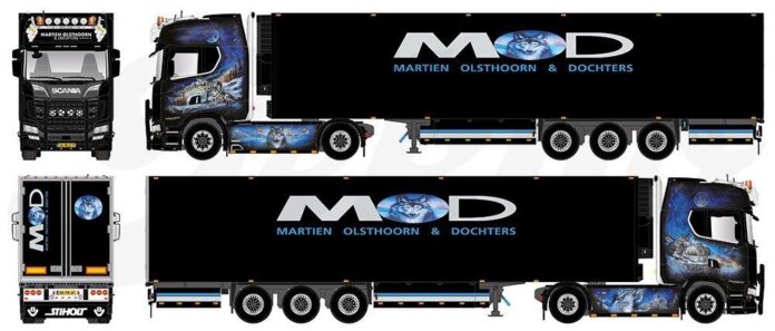 SCANIA  NEXT GEN S-SERIE HIGHLINE MET 3 ASSIGE KOELOPLEGGER  OLSHOORN - Afbeelding 3