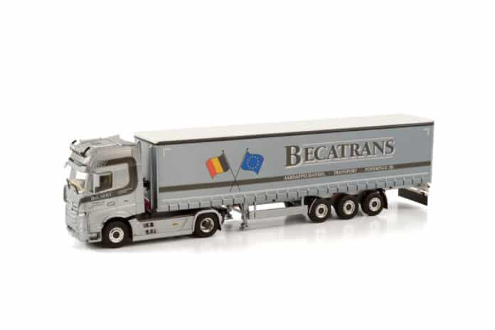 BECATRANS BV; MERCEDES-BENZ ACTROS MP5 GIGA SPACE 4X2 CURTAINSIDE TRAILER - 3 AXLE - Afbeelding 2