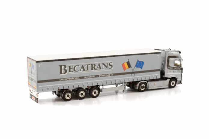 BECATRANS BV; MERCEDES-BENZ ACTROS MP5 GIGA SPACE 4X2 CURTAINSIDE TRAILER - 3 AXLE - Afbeelding 3