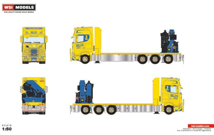 MCT-CRANING; SCANIA S HIGHLINE CS20H 8X4 RIGED FLAT BED TRUCK WITH FASSI 1100 + JIB - Afbeelding 2