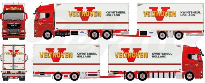 MAN  TGX GX MOTORWAGEN MET 2 ASSIGE WIPKAR   VELTHOVEN - Afbeelding 2