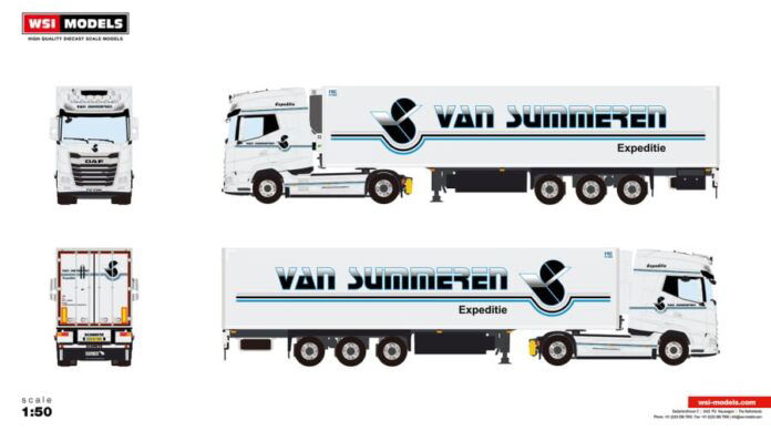 VAN SUMMEREN; DAF XG+ 4X2 REEFER TRAILER - 3 AXLE - Afbeelding 3