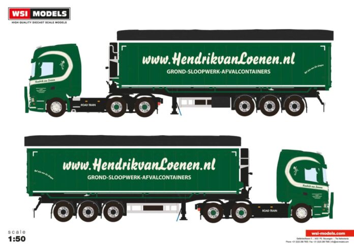 HENDRIK VAN LOENEN; SCANIA R HIGHLINE CR20H 6X2 TAG AXLE TIPPER VOLUME TRAILER - 3 AXLE - Afbeelding 4