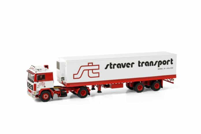 STRAVER; VOLVO F12 4X2 CLASSIC REEFER TRAILER - 3 AXLE - Afbeelding 2