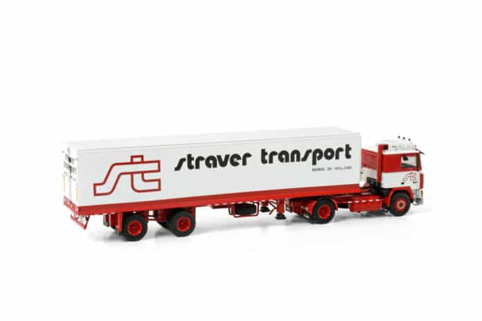 STRAVER; VOLVO F12 4X2 CLASSIC REEFER TRAILER - 3 AXLE - Afbeelding 3
