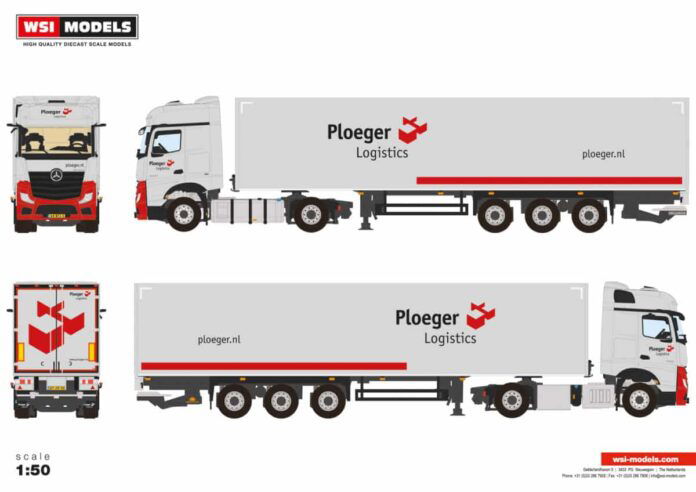 PLOEGER LOGISTICS; MERCEDES-BENZ ACTROS MP5 BIG SPACE 4X2 BOX TRAILER - 3 AXLE