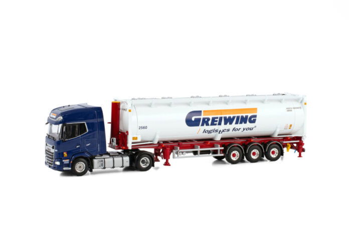 GREIWING; DAF XG+ 4X2 BULK CONTAINER TRAILER - 3 AXLE