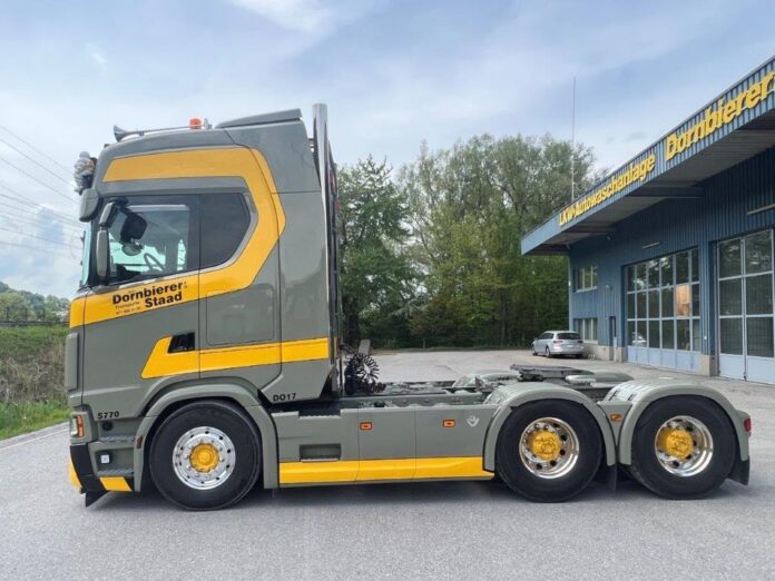 SCANIA  NEXT GEN S730 6X4 MET 4 ASSIGE DIEPLADER  DORNBIERER - Afbeelding 5