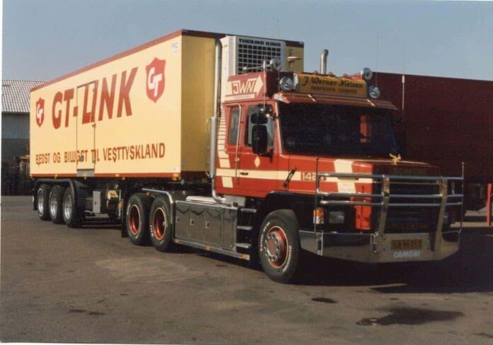 SCANIA TORPEDO 142 SLEEPAS TREKKER MET 3 ASSIGE KOELOPLEGGER  WERNER NIELSEN - Afbeelding 6