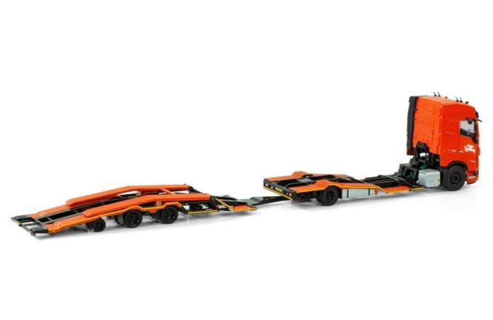 VOLVO FH 5 GLOBETROTTER TRUCK TRANSPORTER TRUCK 4X2 TRUCK TRANSPORTER DRAWBAR TRAILER 3 AXLE - Afbeelding 4