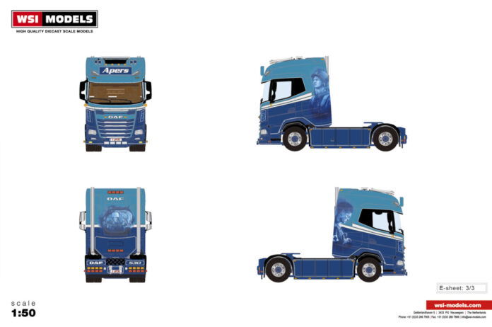 TRANSPORT APERS; DAF XG+ 4X2 - Afbeelding 5