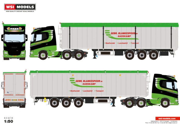 GEBR. BLANKESPOOR; DAF XG 6X2 TWIN STEER VOLUME TRAILER - 3 AXLE - Afbeelding 2