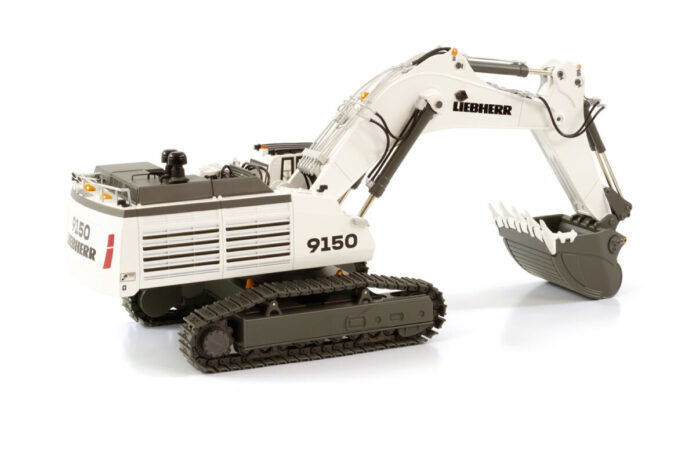Premium Line LIEBHERR R9150 EXCAVATOR WHITE - Afbeelding 3