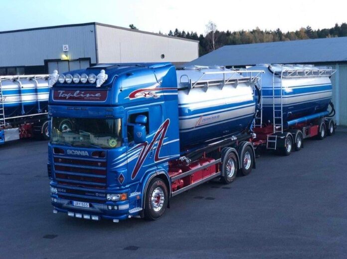 SCANIA  4 SERIE TOPLINE ZWEEDSE SILO COMBINATIE  LINGHEMS - Afbeelding 4