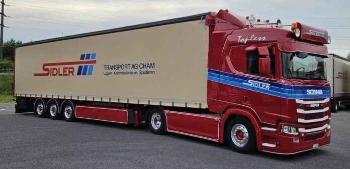 SCANIA  NEXT GEN R SERIE MET SCHUIFZEILEN OPLEGGER  SIDLER - Afbeelding 4