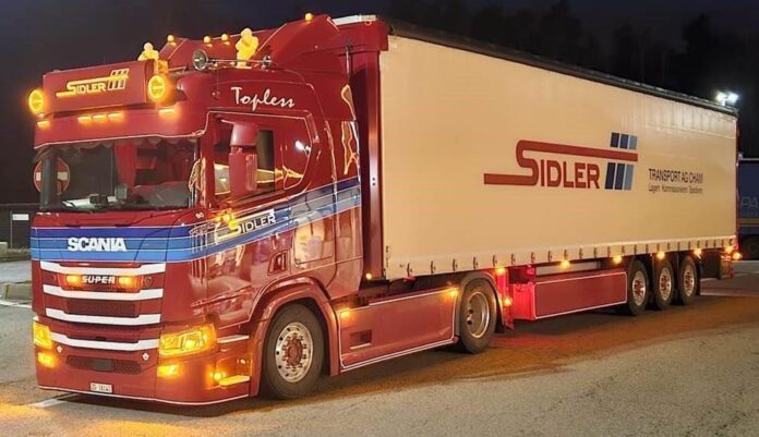 SCANIA  NEXT GEN R SERIE MET SCHUIFZEILEN OPLEGGER  SIDLER - Afbeelding 5