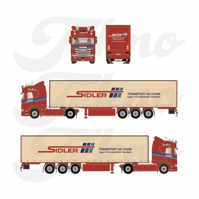 SCANIA  NEXT GEN R SERIE MET SCHUIFZEILEN OPLEGGER  SIDLER - Afbeelding 6
