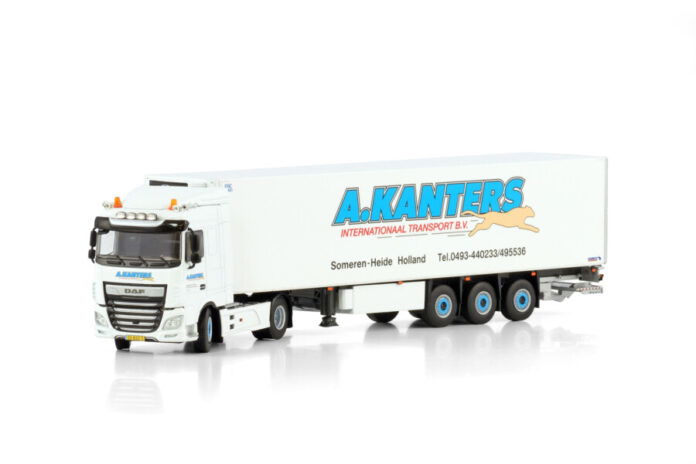 A. Kanters Transport; DAF XF SPACE CAB MY2017 4X2 REEFER TRAILER - 3 AXLE