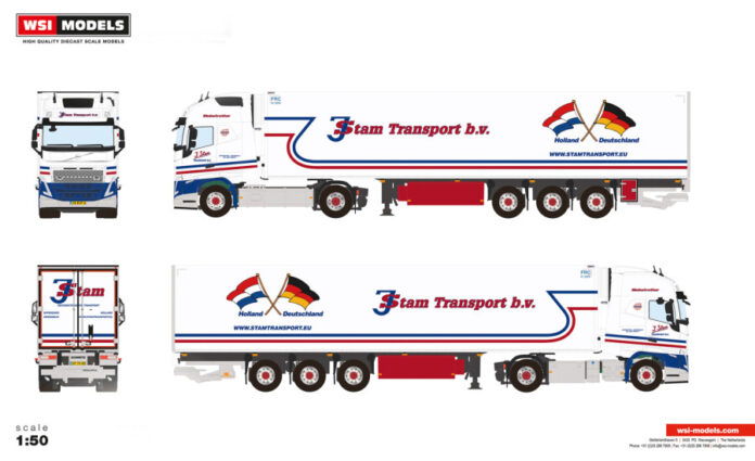 J. STAM; VOLVO FH5 GLOBETROTTER XL 4X2 REEFER TRAILER - 3 AXLE - Afbeelding 3