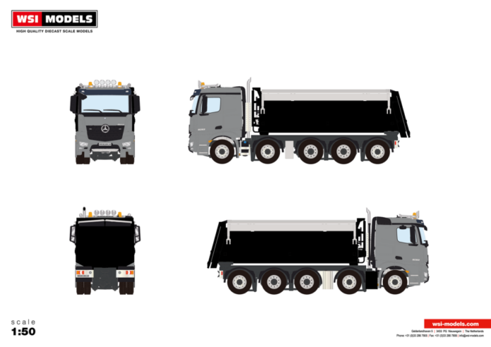 Premium Line; MERCEDES-BENZ AROCS MP4 STREAM SPACE TIPPER TRUCK 10X4