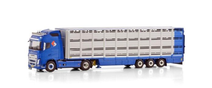 VOLVO FH 04 GLOBETROTTER 4X2 MET LIVE STOCK TRAILER   GROOT ZEVERT - Afbeelding 4