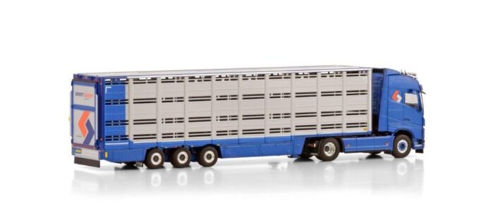 VOLVO FH 04 GLOBETROTTER 4X2 MET LIVE STOCK TRAILER   GROOT ZEVERT - Afbeelding 3