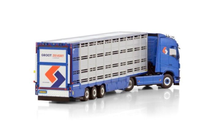 VOLVO FH 04 GLOBETROTTER 4X2 MET LIVE STOCK TRAILER   GROOT ZEVERT - Afbeelding 2