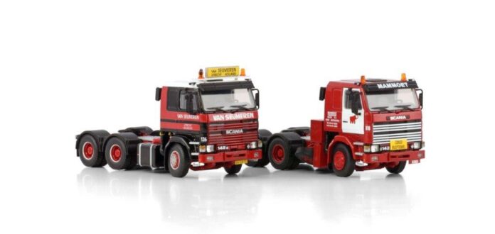 142 CLASSIC SET  MAMMOET & VAN SEUMEREN   SET PRIJS  SCHAAL  1/50  IN MAMMOET VERPAKKING MET CERTIFICAAT