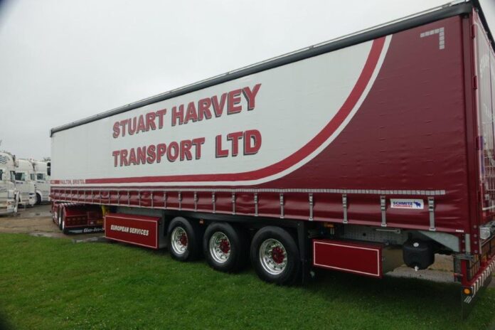 SCANIA  NEXT GEN S-HIGHLINE MET 3 ASSIGE SCHUIFZEILEN TRAILER STUART  HARVEY TRANSPORT - Afbeelding 6