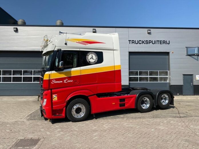 MERCEDES ACTROS VERLENGD  MET ZAMAC SILOTRAILER   SIMON LOOS - Afbeelding 8