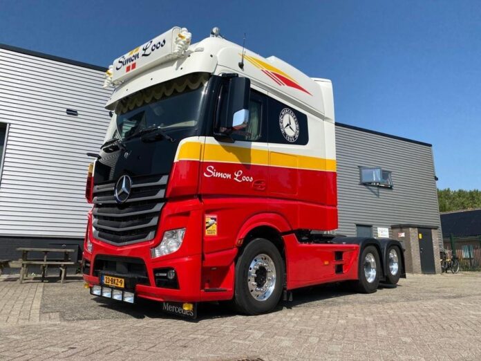 MERCEDES ACTROS VERLENGD  MET ZAMAC SILOTRAILER   SIMON LOOS - Afbeelding 5