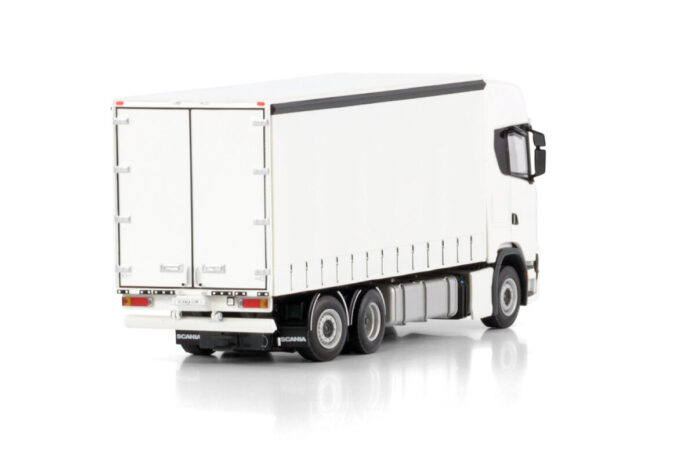 WHITE LINE; SCANIA S HIGHLINE CS20H RIGED CURTAINSIDE TRUCK 6X2 TAG AXLE - Afbeelding 5