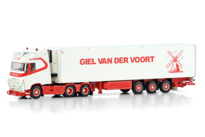 GIEL VAN DER VOORT; VOLVO FH4 GLOBETROTTER 6X2 TAG AXLE REEFER TRAILER - 3 AXLE - Afbeelding 2
