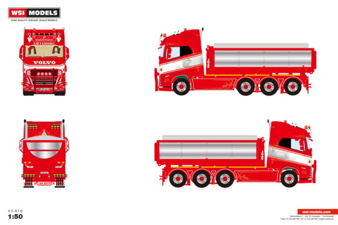 JH Entreprenad & Transport; VOLVO FH5 GL | WSI Models - Afbeelding 2