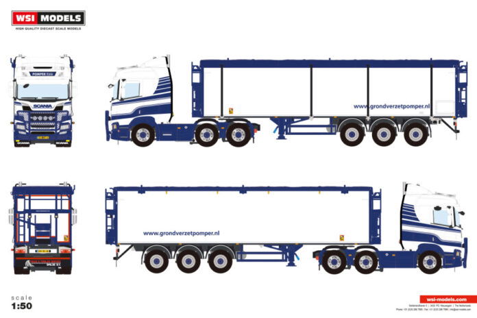 Pomper Grondverzetbedrijf; SCANIA R NORM | WSI Models - Afbeelding 2