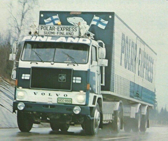 VOLVO F 88 MET 2 ASSIGE KLASSIEKE KOELOPLEGGER POLAR EXPRESS