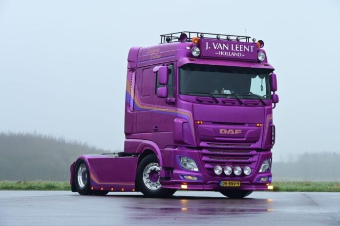 DAF XF 4X2 SPACE CAB  MET 3 ASSIGE KOELOPLEGGER  JARNO VAN LEENT TRANSPORT - Afbeelding 7