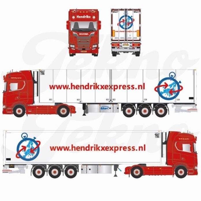 SCANIA  NGS 530 4X2 TREKKER MET 3 ASSIGE EKERI KOELOPLEGGER HENDRIKX EXPRESS - Afbeelding 4