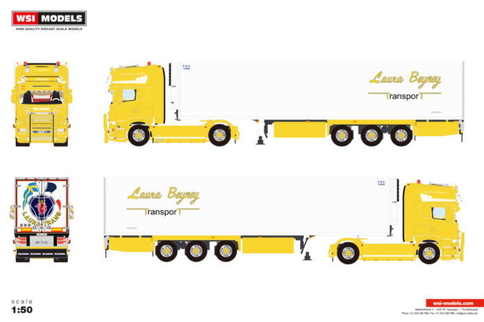 LAURATRANS; SCANIA STREAMLINE TOPLINE 4X2 REEFER TRAILER - 3 AXLE - Afbeelding 3