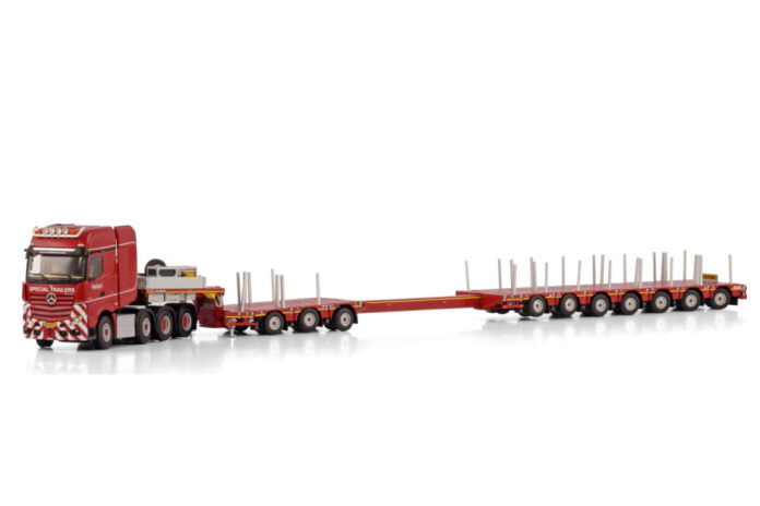 NOOTEBOOM RED LINE; MERCEDES-BENZ ACTROS MP5 SLT GIGA SPACE 8X4 MANOOVR - 3+7 AXLE