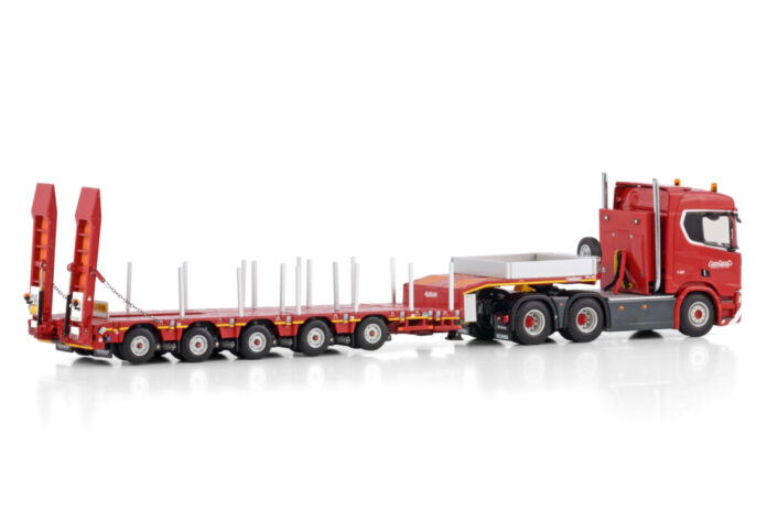 NOOTEBOOM RED LINE; SCANIA R NORMAL CR20N 6X4 MANOOVR MET GIEKSLEUF - 5 AXLE - Afbeelding 3
